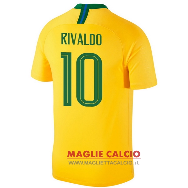 maglietta brasile 2018 rivaldo 10 prima